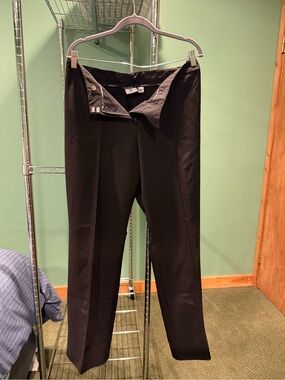 Worthington Black Women's Straight-Leg Dress Trousers